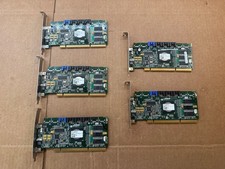 LOT OF 5 Adaptec AAR-2420SA/128 PCI-X 4-Port SATA RAID Controller Card