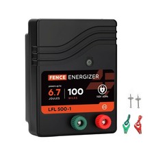 Imagen de Lydite LFL500-1 Electric Fence Charger 6.7 Joule 100 Mile 110V AC Energizer