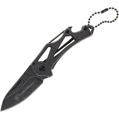Smith & Wesson Frame Keychain Pocket Knife Stainless Steel Construction 1207128
