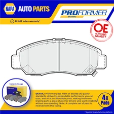 Brake Pads Set fits HONDA STREAM RN3 2.0 Front 01 to 06 Proformer Quality