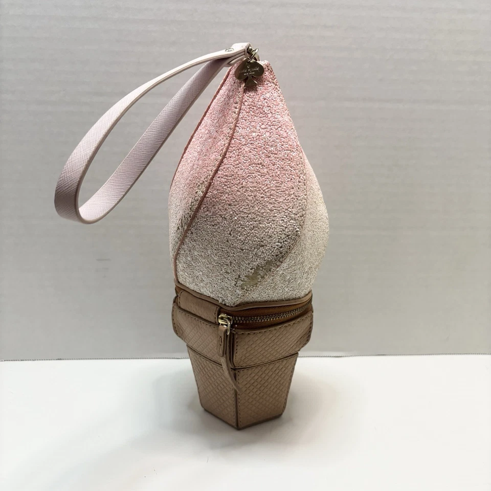 KATE SPADE Flavor of the Month Ice Cream Novelty Wristlet Food Dessert Purse Bag - Image 2 of 4