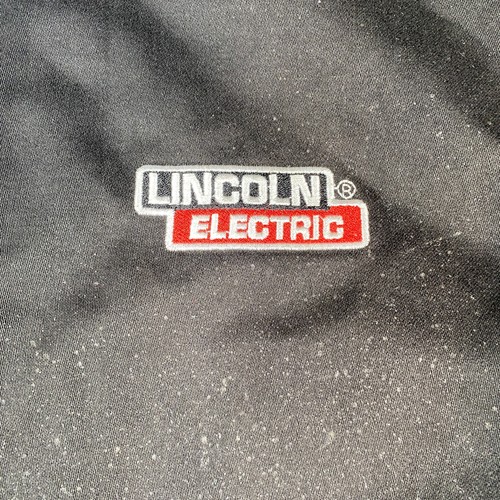 Lincoln Electric FR Welding Jacket Mens Medium Black Snap On Flame Resistant - Picture 5 of 13