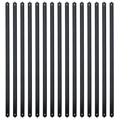 Myard 32-1/4 Inches Grooved Flat Straight Aluminum Deck Balusters Furniture w...