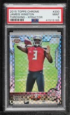 2015 Topps Chrome Rookies Retail X-Fractor Jameis Winston #200 PSA 9 MINT 11mg