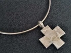 BICHE DE BERE CHOKER & HAMMERED CROSS PENDANT A BRUTALIST ACCESSORY IDEA CLASSIC
