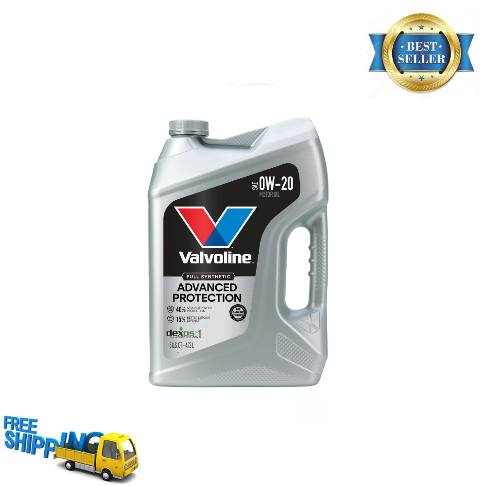 (1 Pack) Valvoline Advanced Protection Full Synthetic 0W-20 