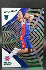 2018 Panini Revolution Chinese New Year Emerald 56/88 Bruce Brown Rookie RC #112