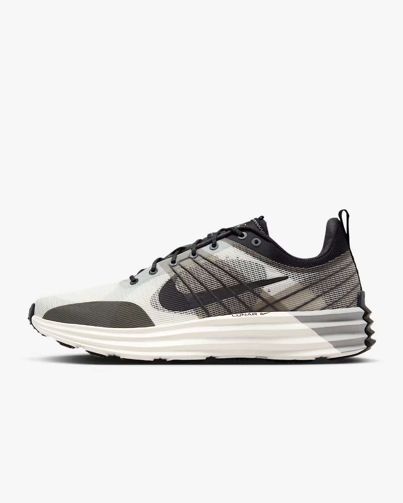 New Nike Lunar Roam Shoes - White/Light Smoke Grey (DV2440-102)