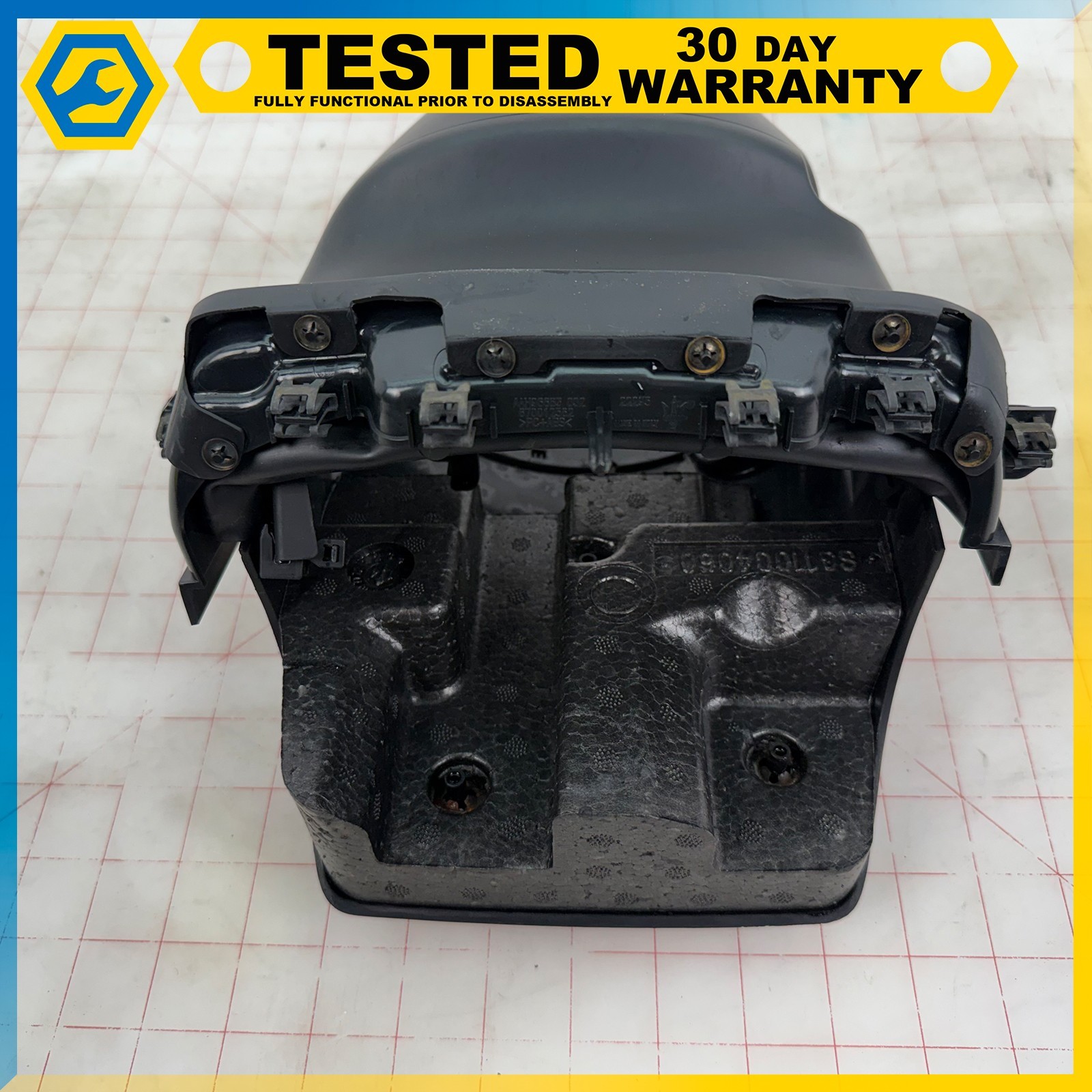 14-24 MASERATI GHIBLI LEFT LOWER UPPER STEERING COLUMN TRIM COVER BLACK OEM