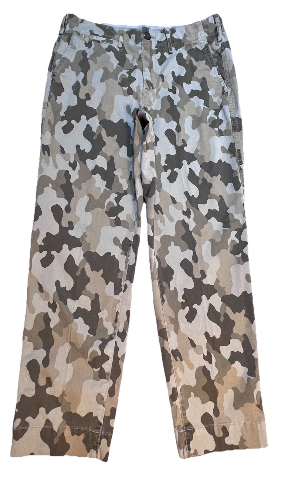 Gap High Rise Straight Khaki Pants Womens Size 6 Capri Pants Green And Tan