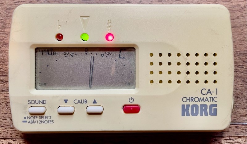 Korg CA-1 Chromatic Tuner WORKING batteries included