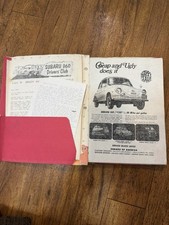 Vintage Subaru 360 Drivers Club Newletters 1980s