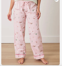 Printfresh Woodland Storybook Pajama Pants Organic Cotton Women's Medium