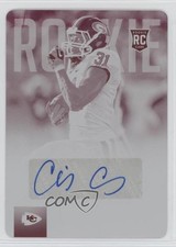 2015 Prestige Rookie Printing Plate Magenta Signatures 1/1 Chris Conley Auto un2
