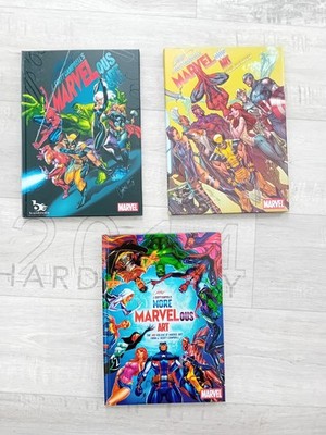 J. Scott Campbell Marvelous Art - Marvel Artbook 1 (OOP - 2 3 Signed) Hardcover 