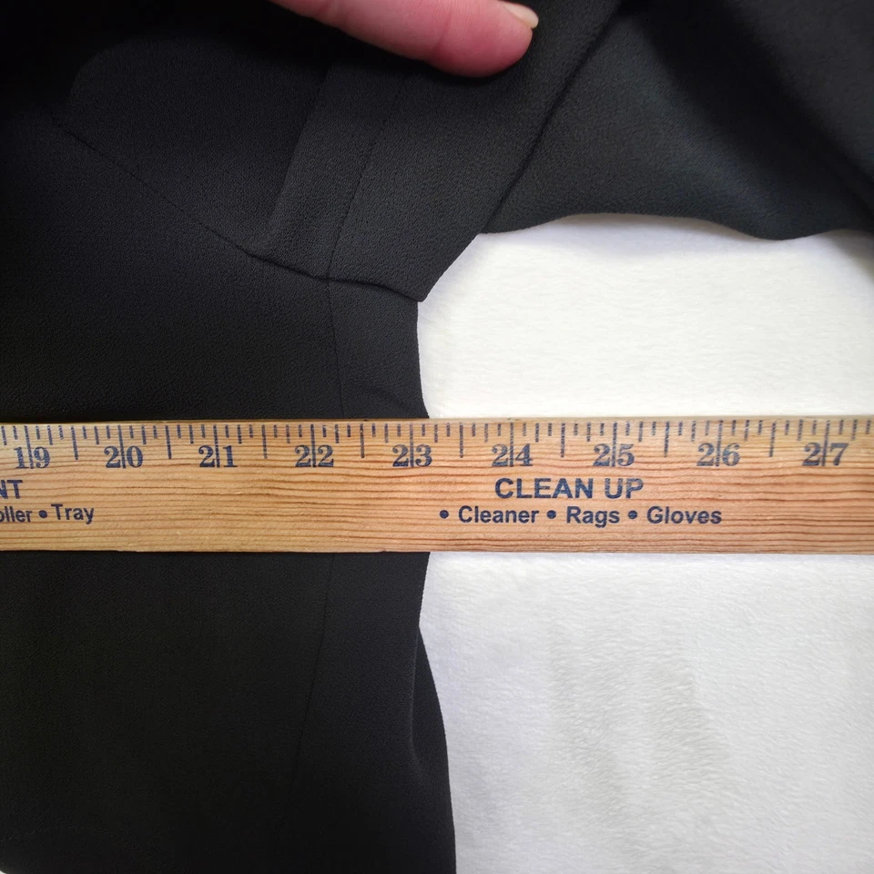 RM Richards Bolero Jacket Womens 14W Black Sequin Beaded Flower Shrug Evening - Image 4 of 4