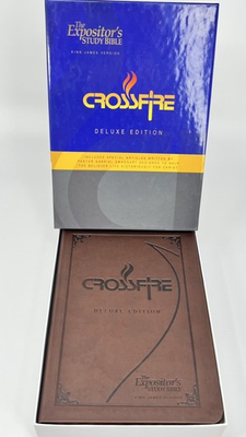 #ad The Expositor#x27;s Study Bible Crossfire W Box KJV Leather Signed Gabriel Swaggart $59.95