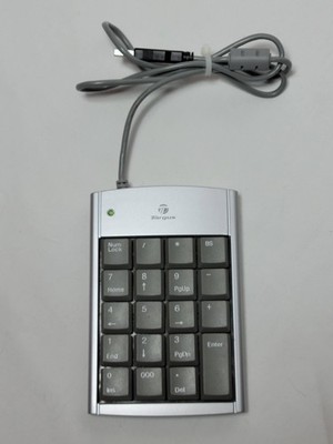 Targus 10-Key Numeric USB Keypad 2 USB Ports Gray Model PAUK10U-BB Tested Works
