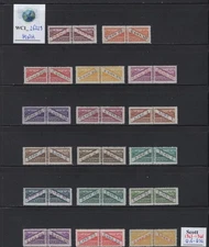 WC1_26229. SAN MARINO. 1945-1946 parcel post set. Sc.Q16-Q32. MNH