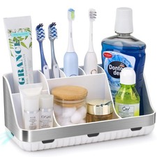 Toothbrush Holders for Bathrooms Countertop Organizer - Kids Electric Toothbr...