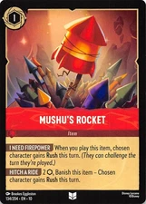 Mushu's Rocket 134/204 Whispers in the Well Disney Lorcana 002633