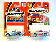 Matchbox Lot Chevy Camaro Police Cars Hero City Police, McGruff