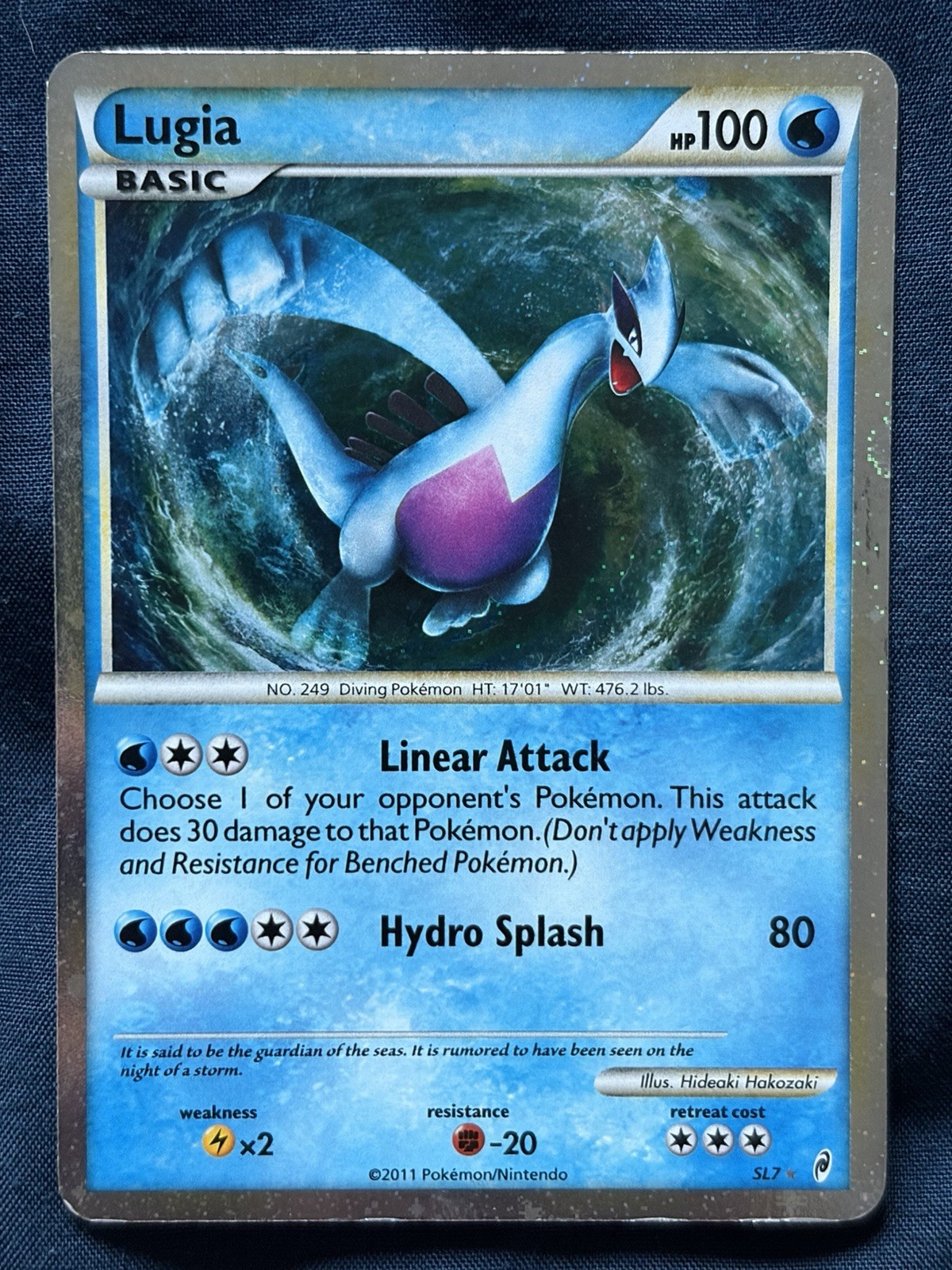 Shiny Lugia SL7 Ultra Rare Holo Call Of Legends English