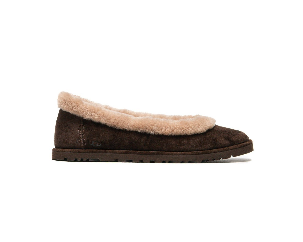 UGG　ダコタ UGG Zora Ballet Flat Dusted Cocoa 1178111-DDC Women's Size New | eBay