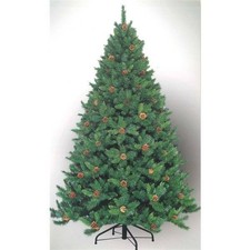 GIOCOPLAST ALBERO DI NATALE DIAMANTE DELLE DOLOMITI CON PIGNE VERE CM.140 295602