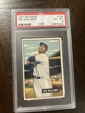 1951 Bowman Ted Williams #165 PSA 6 Boston Red Sox