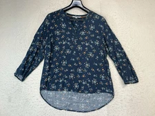 Daniel Rainn Woman's 3/4 Sleeve Floral Top Size XL
