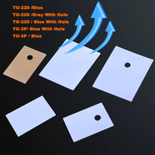 TO3 Thermal Insulator Pads Sheet TO-3P/TO-220 Transistor Heatsink Silicone Sheet