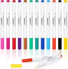 12 Pcs Iron on Transfer Pen Sublimation Markers for Heat Transfer Embroidery