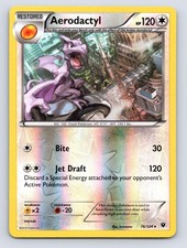 Aerodactyl 76/124 Rare Fates Collide Pokemon Reverse Holo NM/M