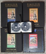 Pimsleur Comprehensive Spanish All Levels 1, 2, 3, 4 5, 150 lessons, 80 CDs