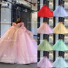 Sparkling Quinceanera Dresses Lilac Baby Blue Sweet 15 16 New Party Ball Gowns