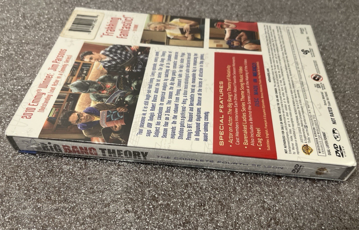 The Big Bang Theory Season 4 on DVD Complete Fourth Season Brand