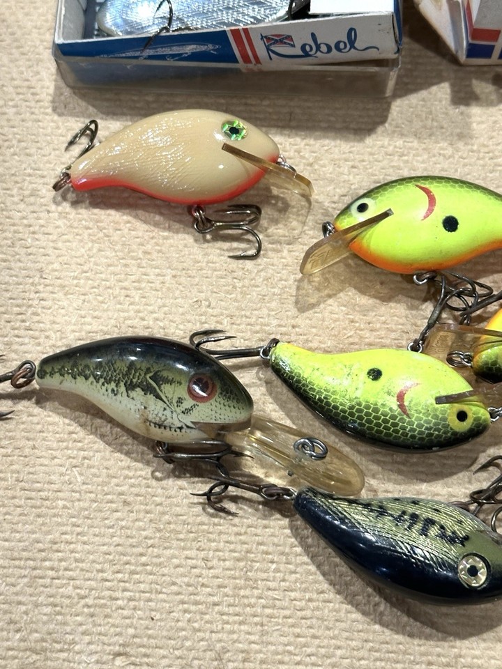 Leurre Vintage Rebel Fastrac Wee R – Crankbait Pour Basse, Pêche En Eau Douce