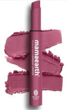 MAMAEARTH Moisture Matte Lipstick (08 - Pink Tulip) | Infused with Vitamin E...