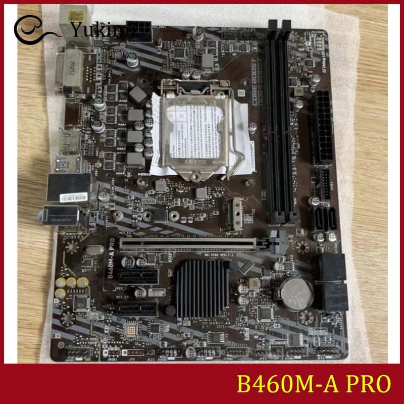 FOR MSI B460M-A PRO DDR4*2 64GB LGA 1200 HDMI DVI-D Miro-ATX Ｍotherboard Test