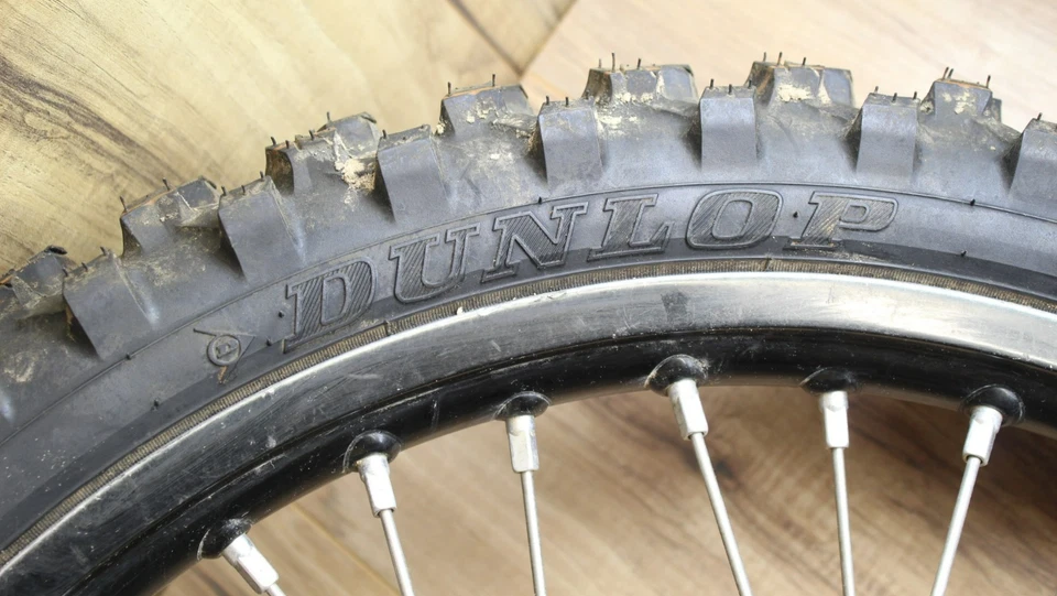 Llanta delantera y trasera con neumáticos 10-13 2011 11 Honda CRF250 R CRF 250 Tusk Foto 3 de 4