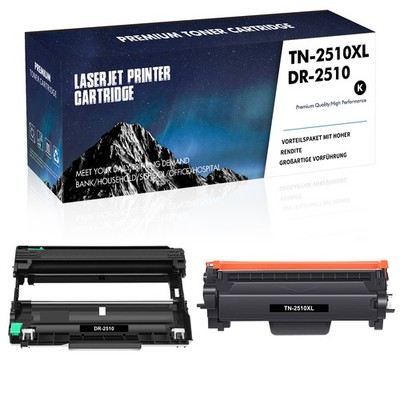 TN2510XL mit Chip Toner für Brother MFC-L2835DW MFC-L2860DW MFC-L2800DW HL-L2445