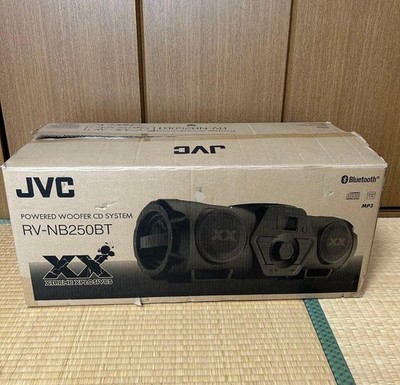 JVC RV-NB250BT Boombox Bluetooth CD USB XX Bass w/ Remote Tested