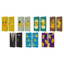 HEAD CASE DESIGNS KAWAII DUCK LEATHER BOOK WALLET CASE FOR SAMSUNG PHONES 3