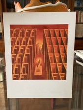 BOLAFFIARTE - JEAN MICHEL FOLON - LETTERA F - FOTOLITOGRAFIA 1972