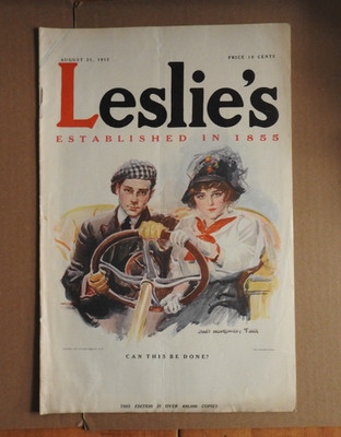 8/21/1913 Leslie's Weekly, Photos & Ads, FLAGG COVER, Philippines, Montenegro