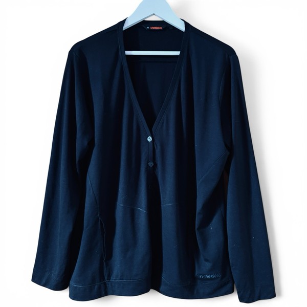 Snowgum Merino Wool Cardigan Womens Size 18 Woolmark V Neck Button Front Pockets