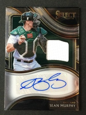 2021 Panini Select #SM-SM Sean Murphy Oakland Athletics AUTO PATCH /199
