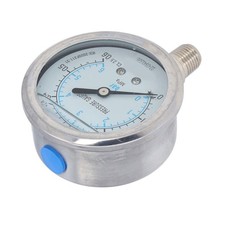 High Accuracy Vacuum Pressure Gauge Stainless Steel Shell For Industrial Sect ^^