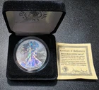 2000 American Silver Eagle Hologram w/Case+COA